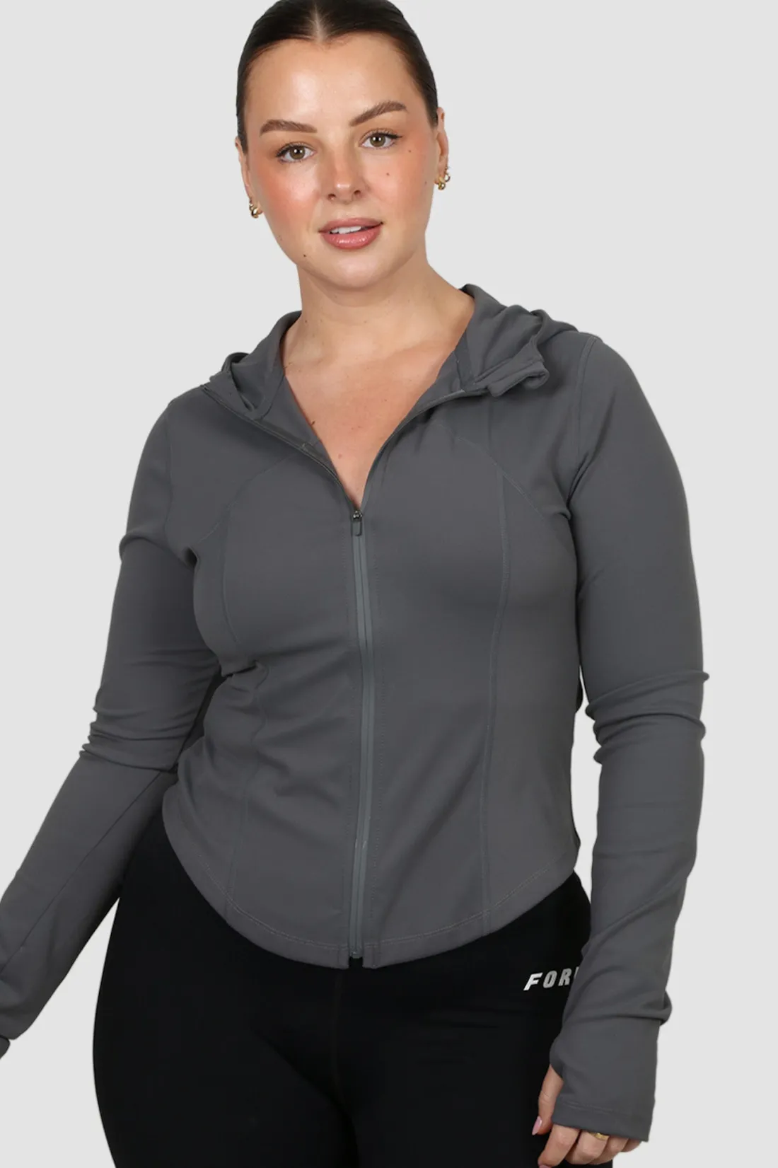 Fayt Tops | Activewear | ACTIVE JACKET GREY