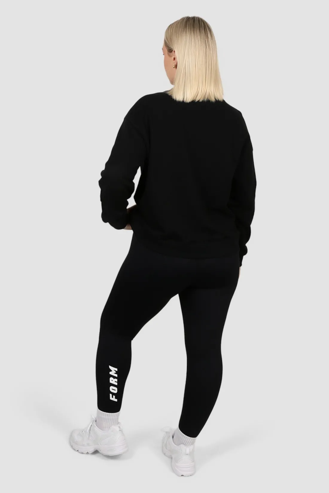 Fayt Tops | Sweaters & Knits | ATHLETICA OVERSIZED CREW BLACK