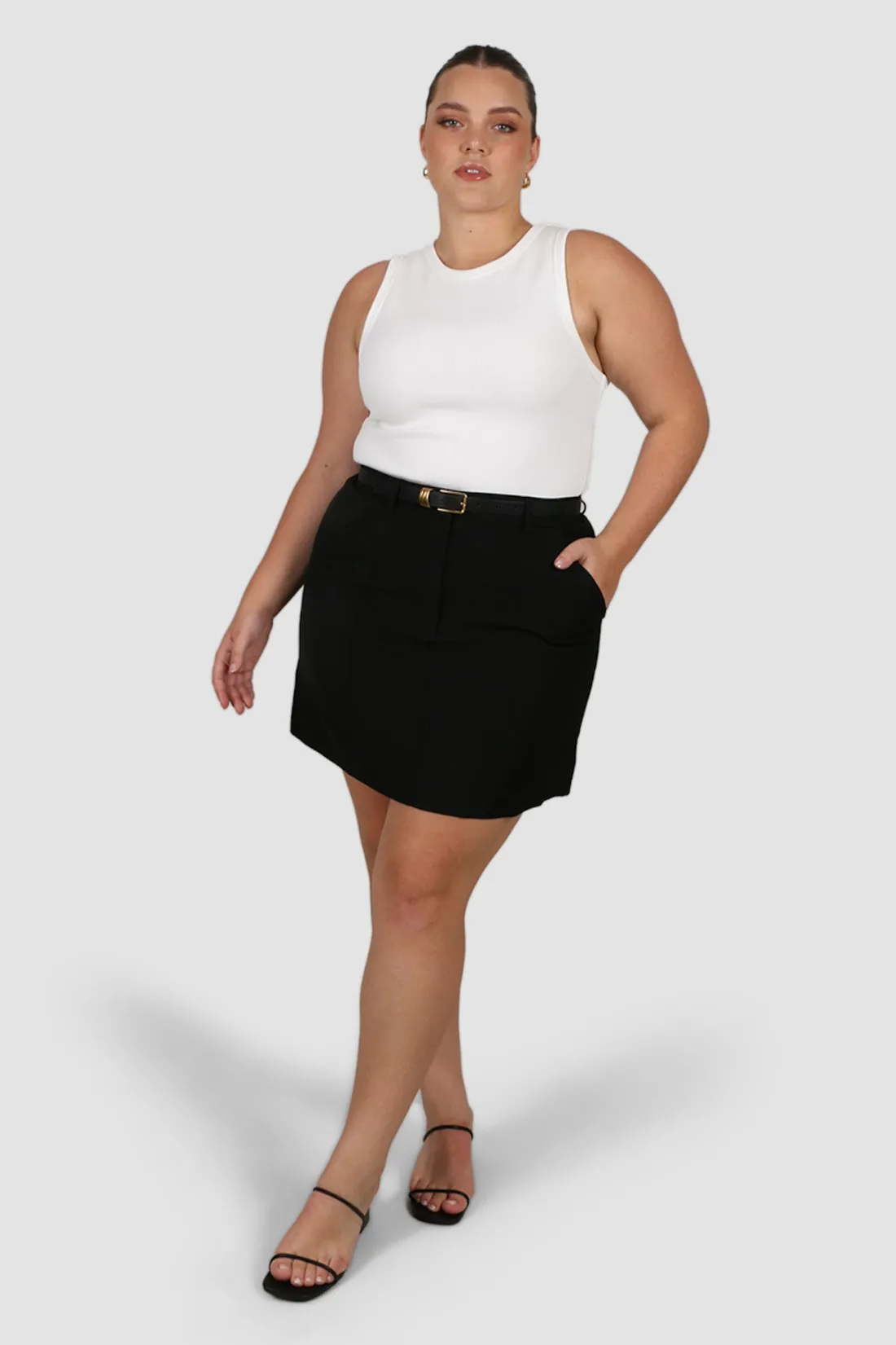 Fayt Skirts | BENNETT SKIRT BLACK