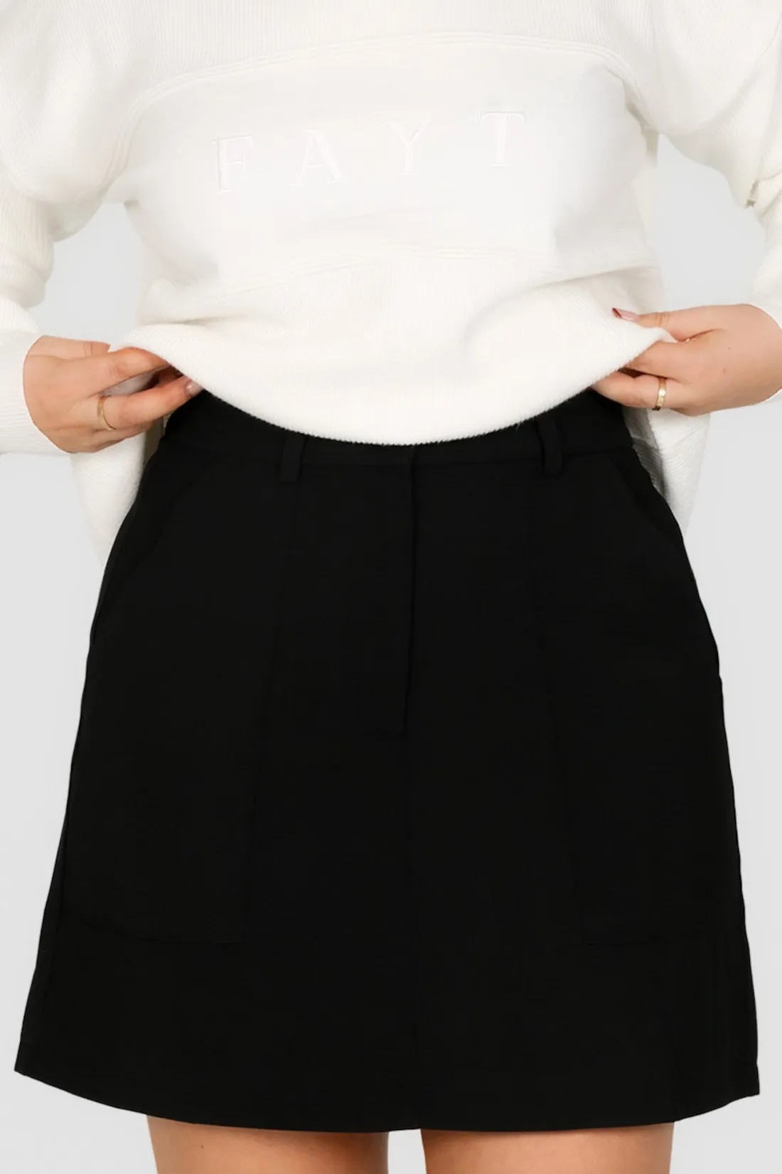 Fayt Skirts | BENNETT SKIRT BLACK