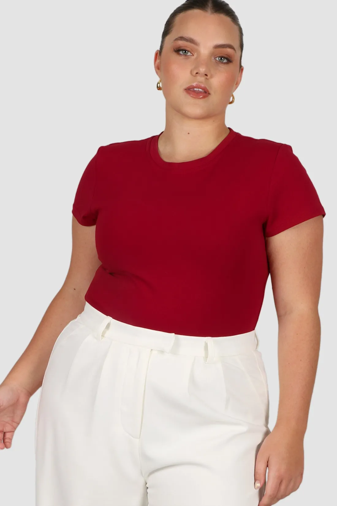 Fayt Tops | BUTTERY TEE CHERRY