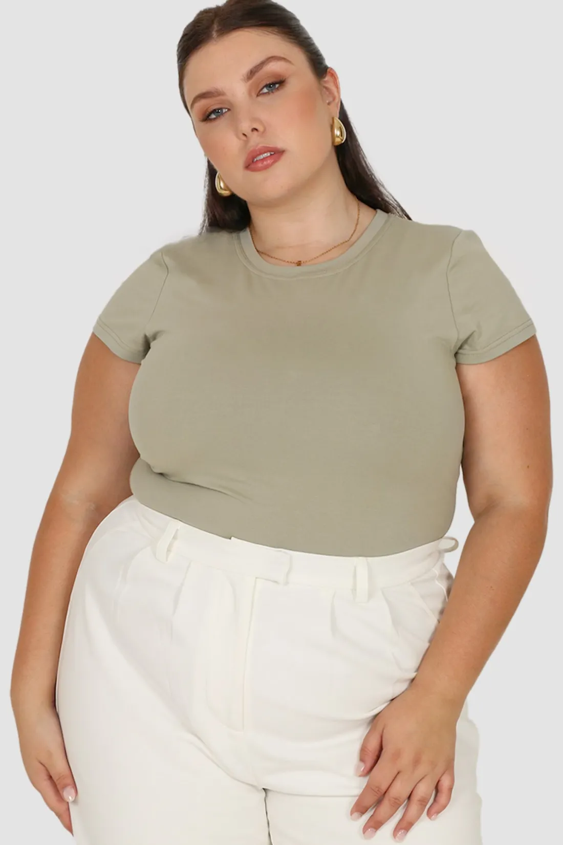 Fayt Tops | BUTTERY TEE SOFT SAGE