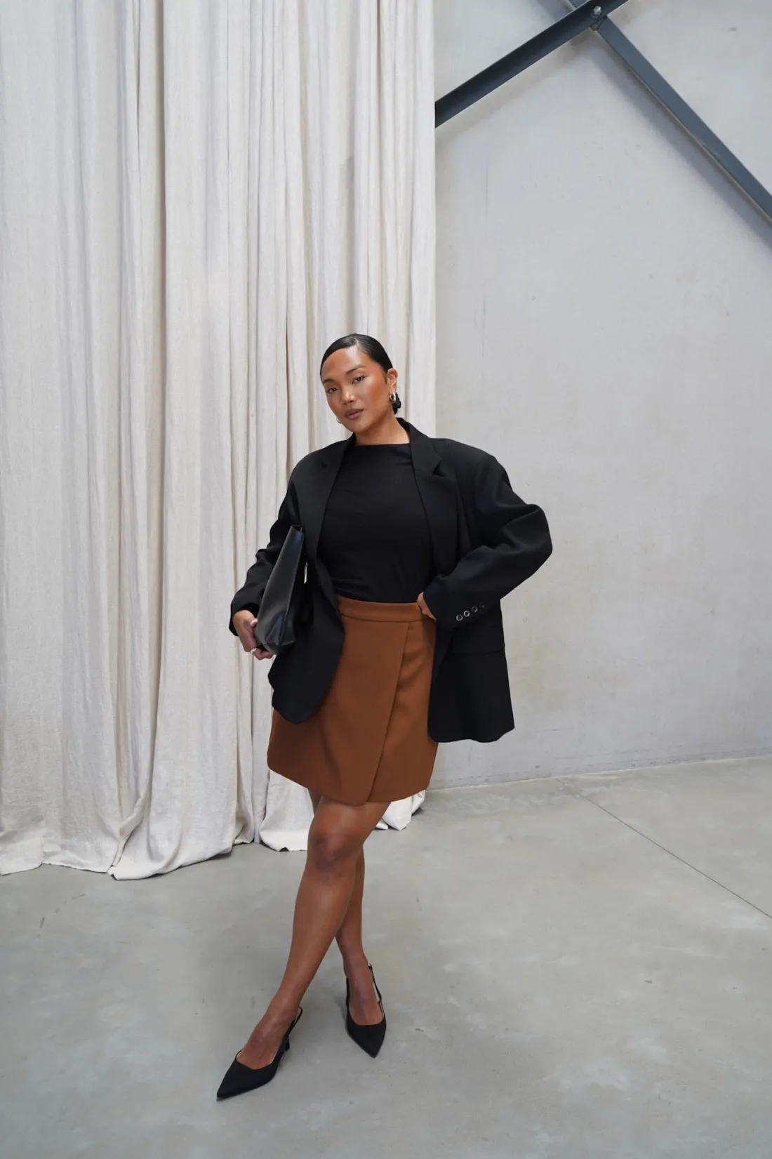 Fayt Skirts | CALIE SKIRT RUST