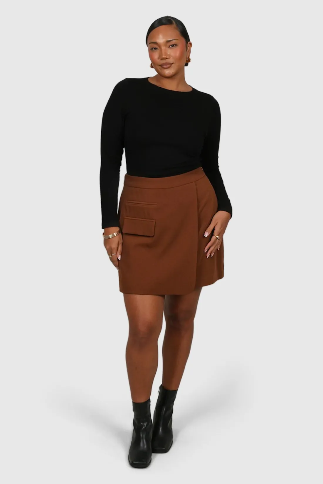 Fayt Skirts | CALIE SKIRT RUST