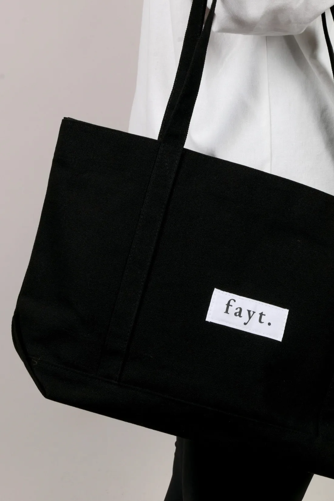 Fayt Accessories | EVERYDAY TOTE BAG BLACK