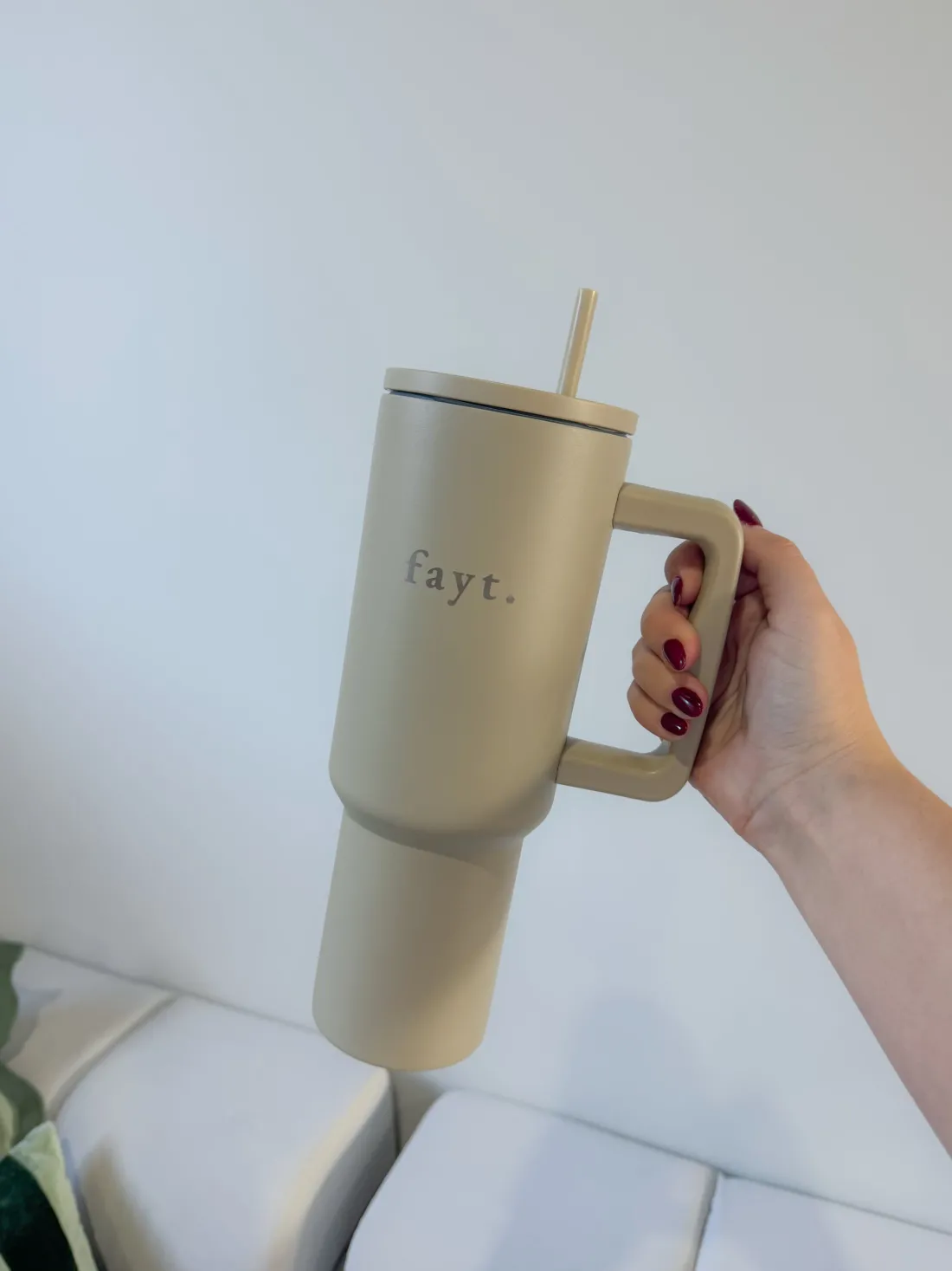 Fayt Accessories | HYDRA TUMBLER BEIGE