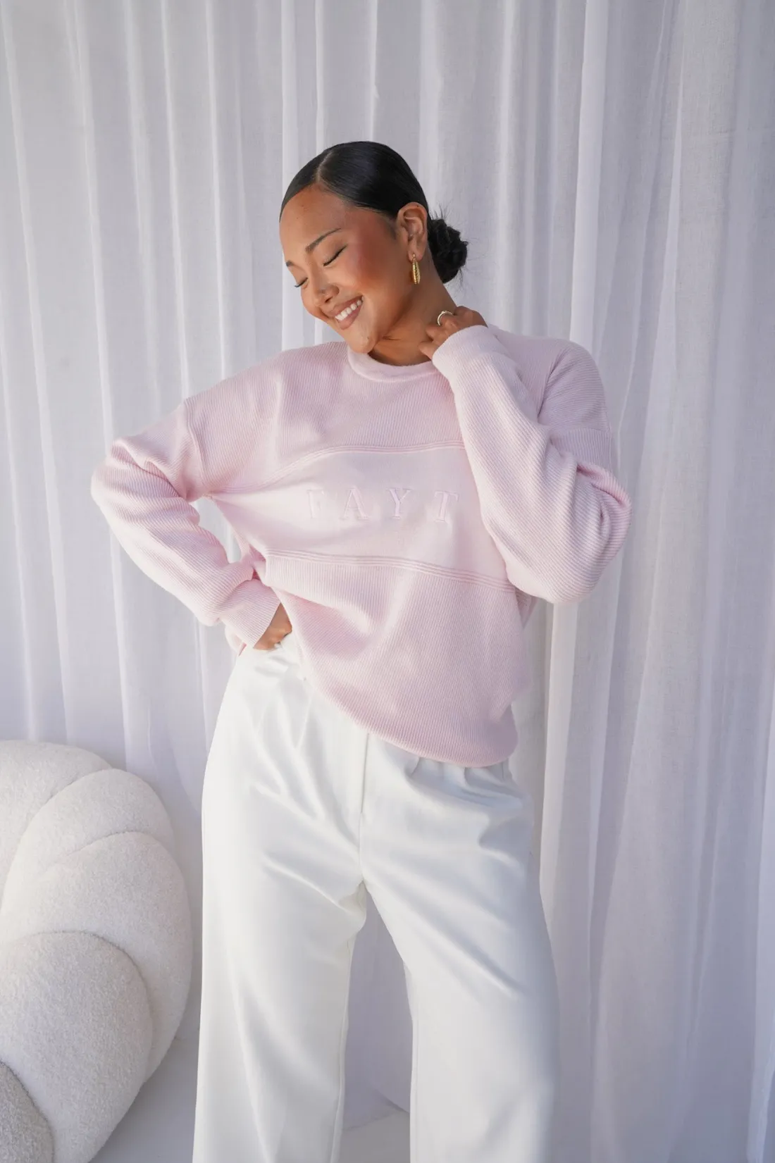 Fayt Tops | Sweaters & Knits | KNIT SWEATER PINK