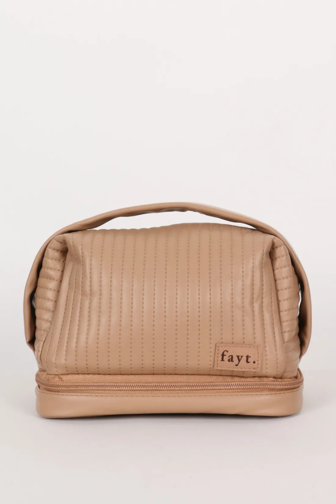 Fayt Accessories | MAKEUP BAG COFFEE