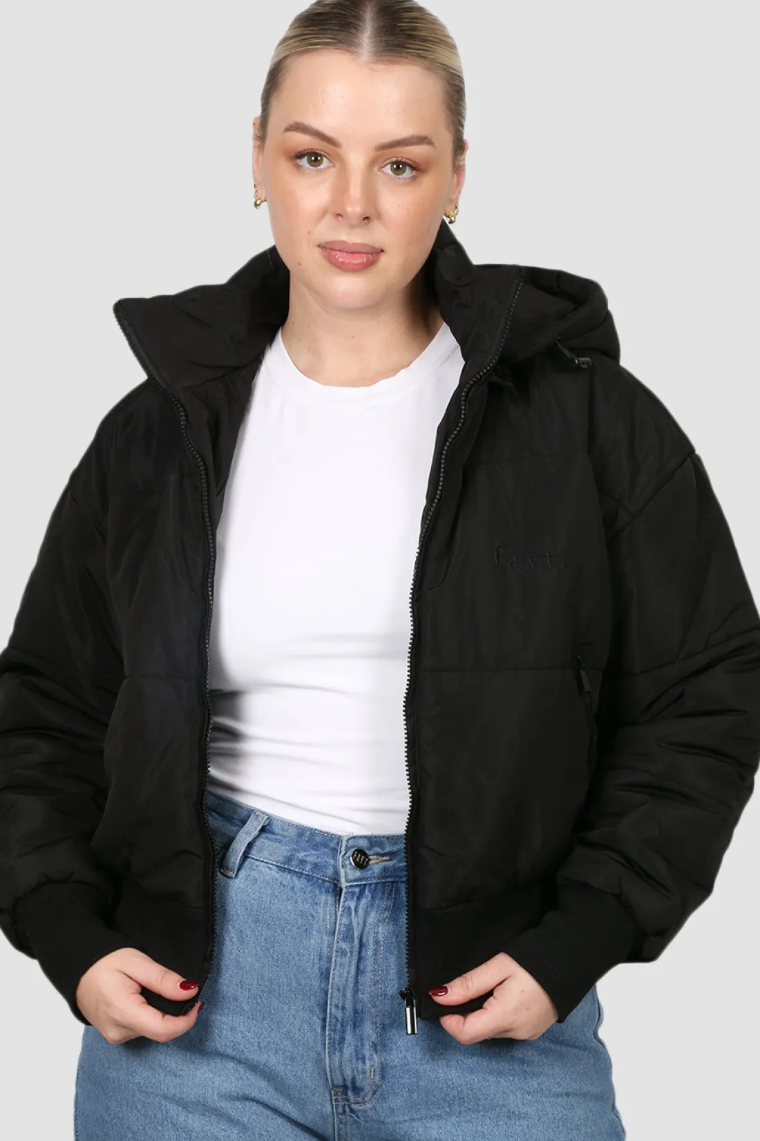 Fayt Activewear | Activewear | PUFFER JACKET BLACK