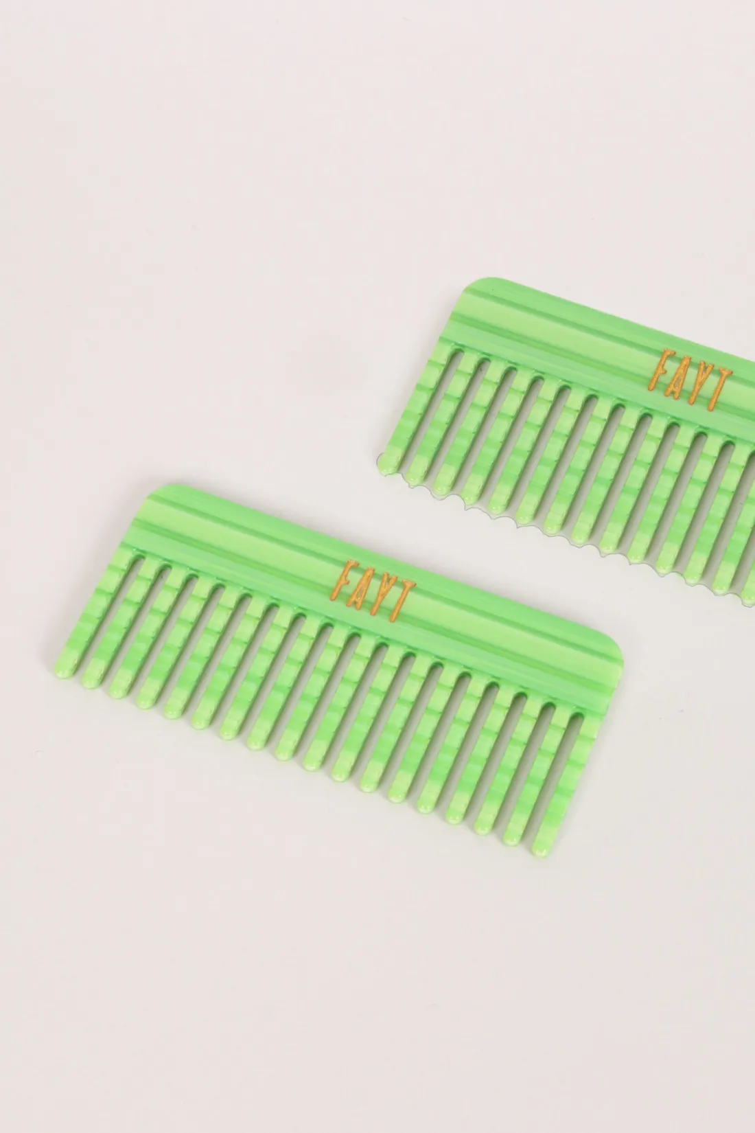 Fayt Accessories | WIDE TOOTH COMB LIME GREEN