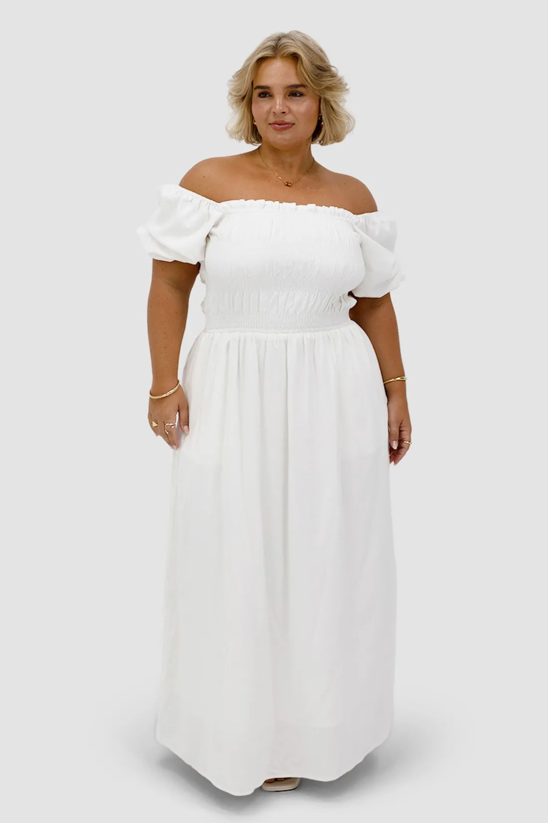 Fayt Dresses | Dresses | ISMAE MAXI DRESS WHITE