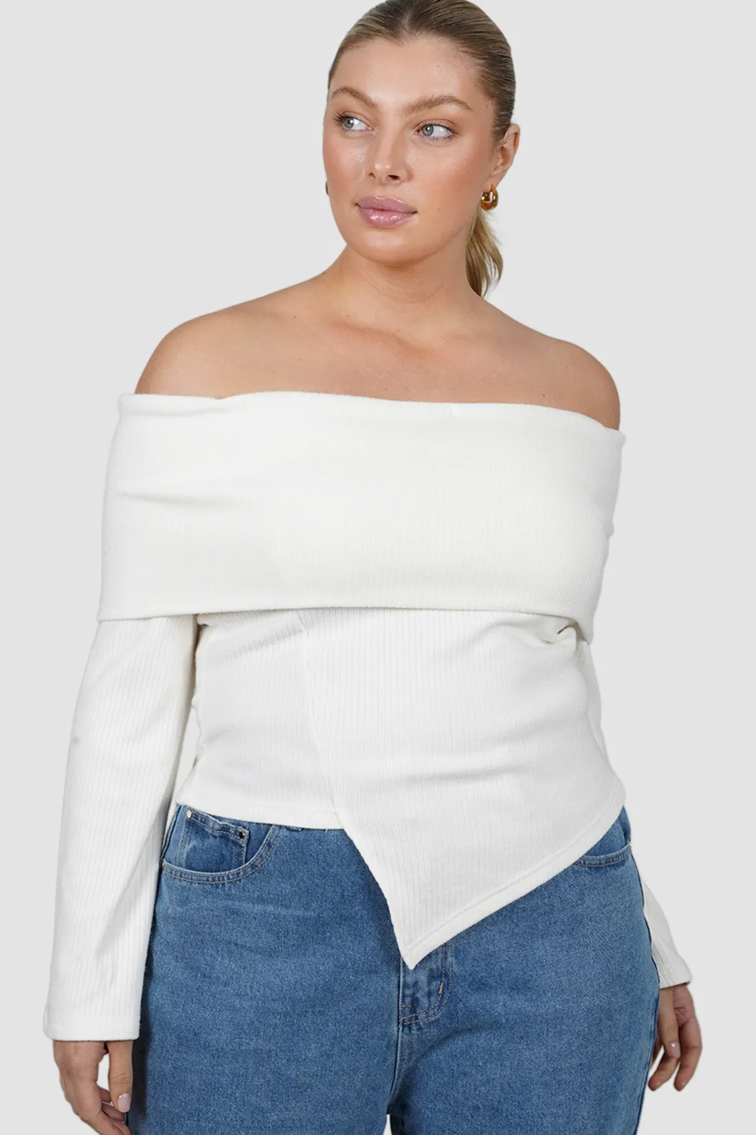 Fayt Tops | Jackets, Knits & Coats | KENDALL TOP WHITE