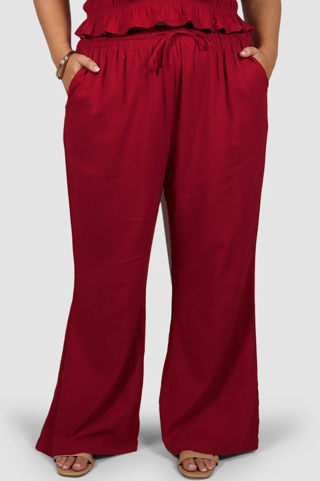 Fayt Sets | RAYA PANTS RED