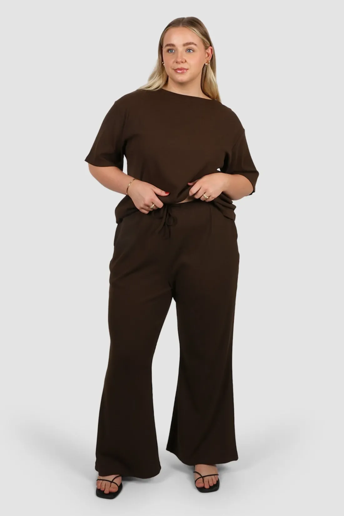 Fayt Sets | RAYLN RIB PANTS ESPRESSO