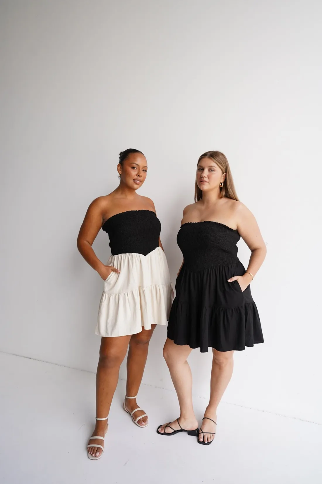 Fayt Dresses | Dresses | RYLIN DRESS NEUTRAL/BLACK