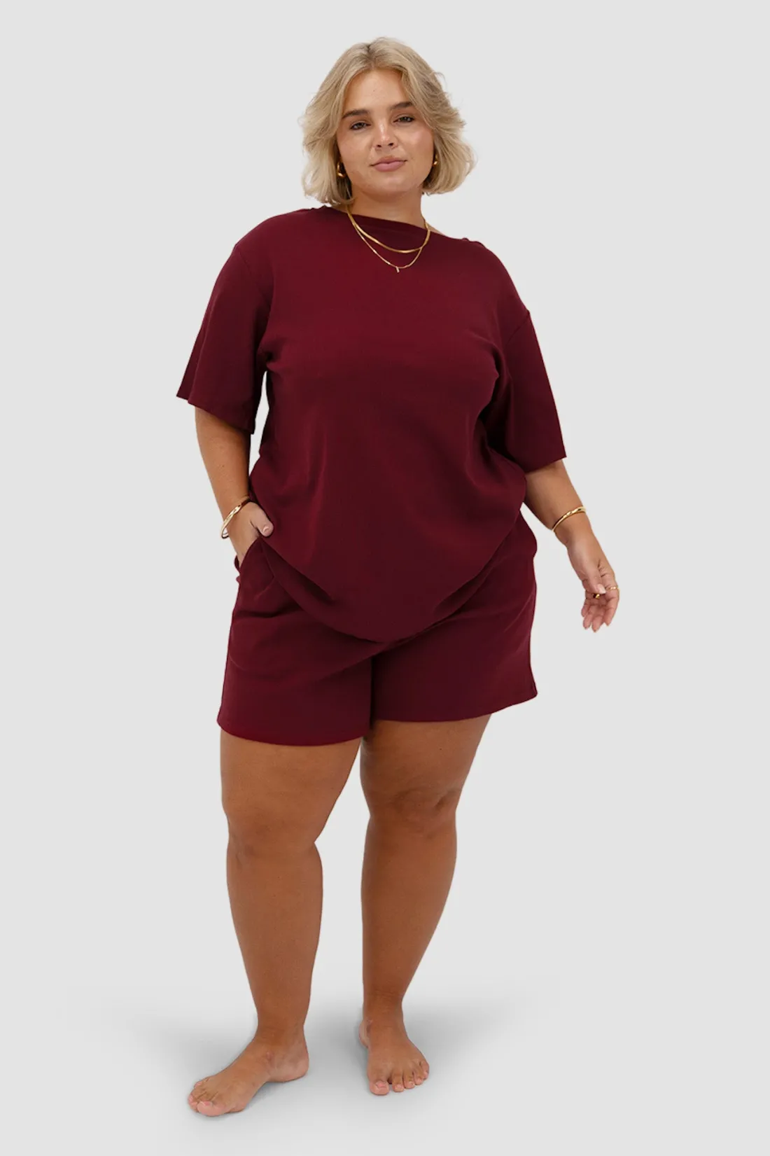 Fayt Sets | TORLA RIB SHORTS WINE