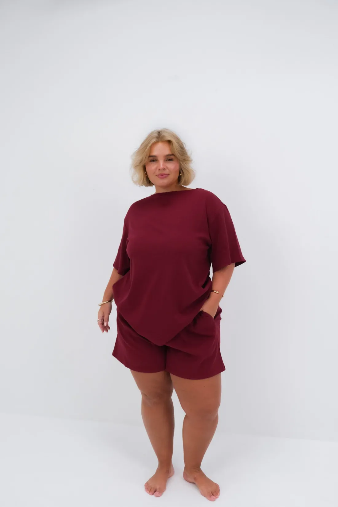 Fayt Sets | TORLA RIB SHORTS WINE