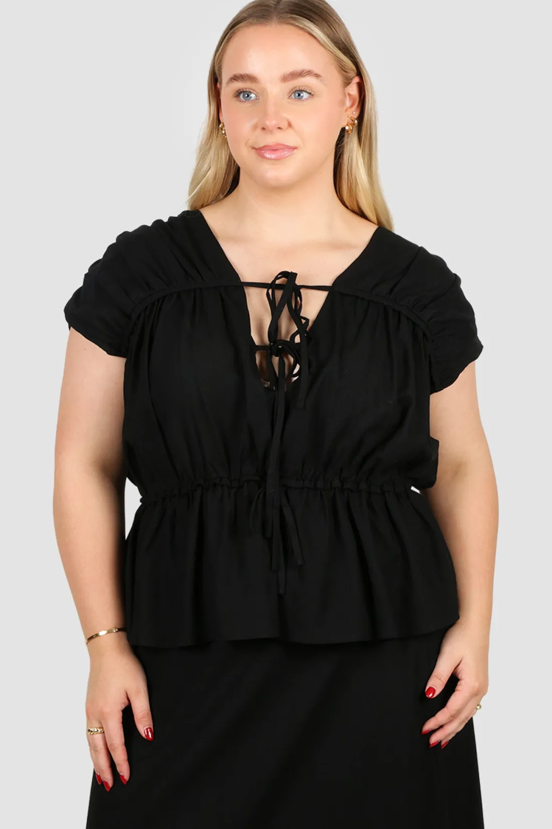 Fayt Tops | Sets | ZADIE TOP BLACK